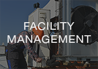 Image: facility manager with the words facility management, click to access the on-demand facility management videos