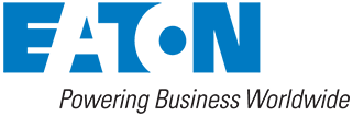 Eaton logo. Powering Business Worldwide.