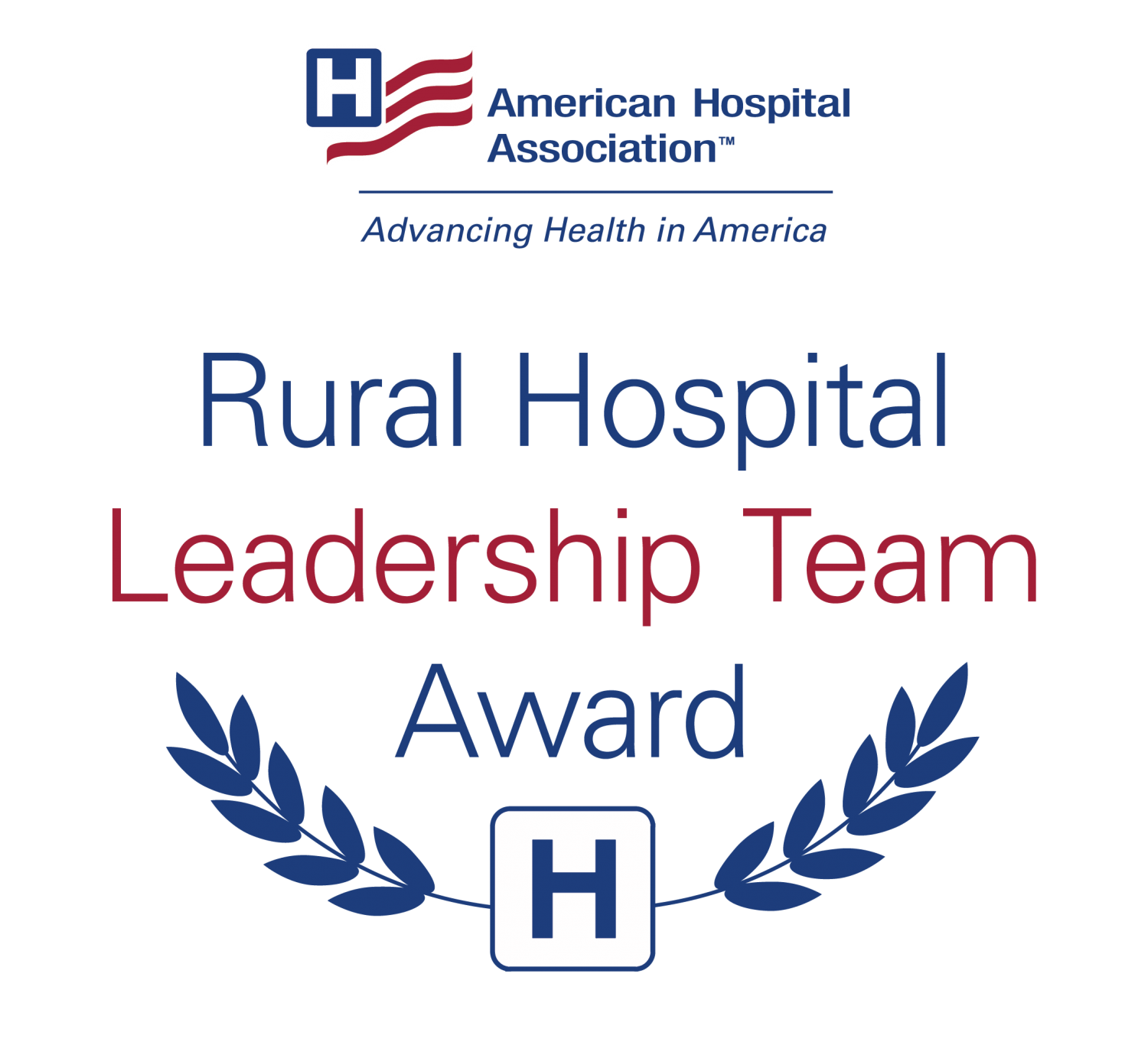 2022 AHA Rural Hospital Leadership Team Award Logo