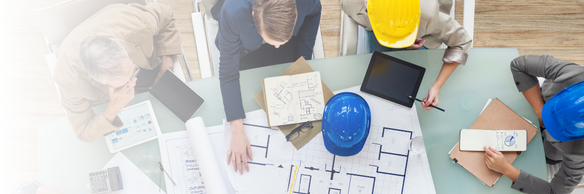 Engineers around table