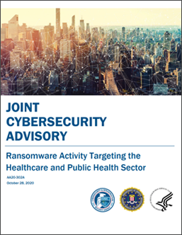 Joint Cybersecurity Advisory report cover