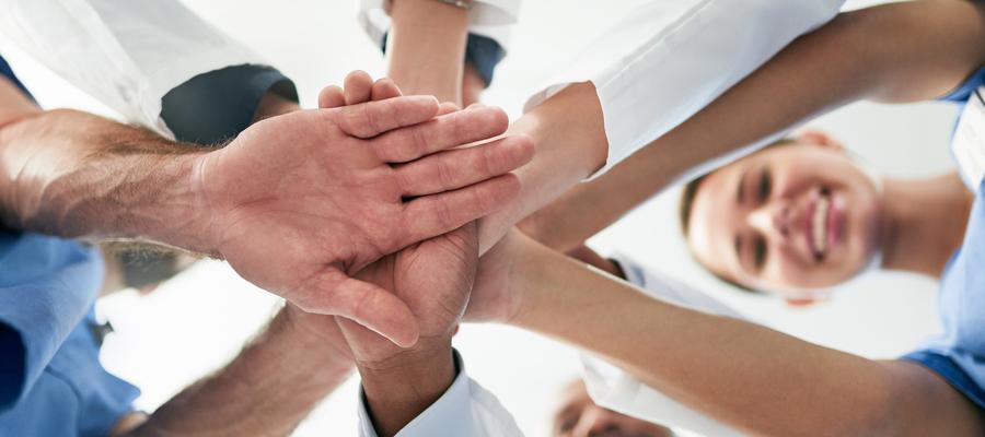 Joined hands