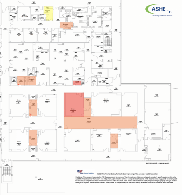 Final Medical Center Plano Ventilation Map - Pressure Risk Ranking & Arrows